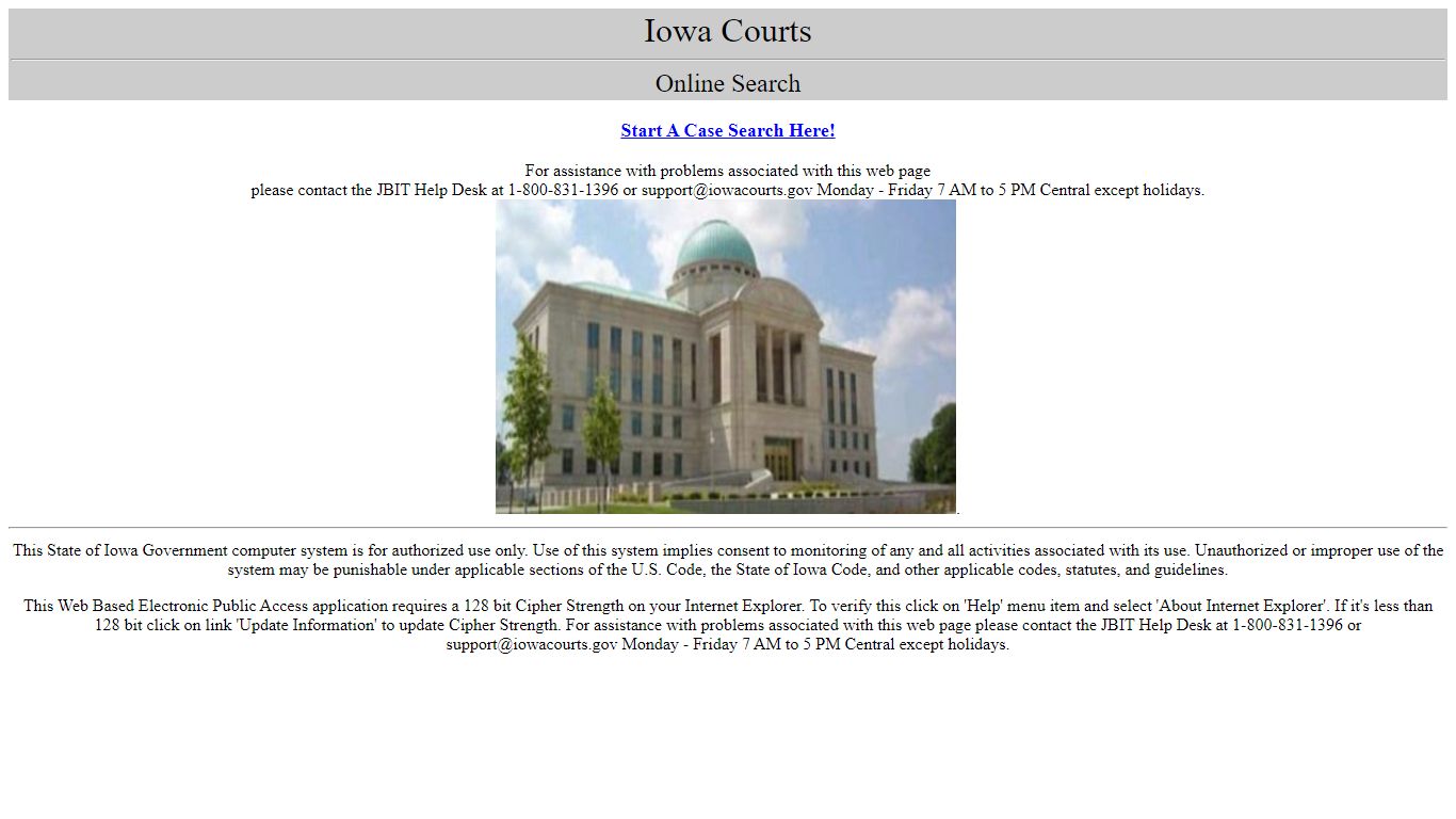 Iowa Courts Online - Logon